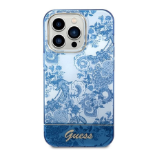 Guess Porcelain Collection Apple iPhone 14 Pro Max hátlap tok, kék tok és táska