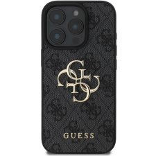 Guess PU 4G Metal Logo iPhone 16 Pro Grey tok (GUHCP16L4GMGGR) tok és táska