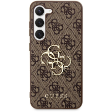 Guess PU 4G Metal Logo Samsung Galaxy S23 Brown tok (GUHCS23S4GMGBR) tok és táska