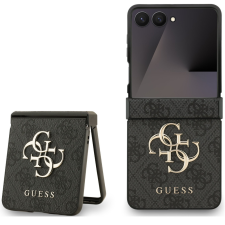 Guess PU 4G Metal Logo Samsung Galaxy Z Flip 7 hátlap tok, szürke tok és táska