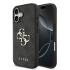 Guess PU 4G Metal Logo tok iPhone 17 készülékhez szürke
