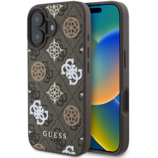 Guess PU 4G Peony MagSafe iPhone 16 Brown tok (GUHMP16SP4PWPW) tok és táska