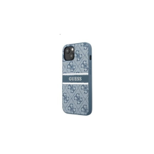 Guess PU 4G Printed Stripe Apple iPhone 13 mini hátlap tok, kék tok és táska