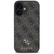 Guess PU 4G Small Metal Logo iPhone 16 barna MagSafe tok tok és táska