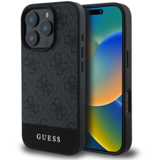 Guess PU 4G Stripe iPhone 16 Pro Max Grey tok (GUHCP16XG4GLGR) tok és táska