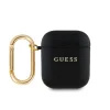 Guess PU Grained Classic Logo Apple AirPods 1/2 tok, fekete