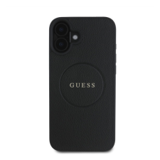 Guess PU Grained Classic Logo Apple iPhone 16 MagSafe kompatibilis hátlap tok, barna tok és táska