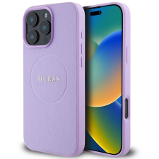 Guess PU Grained Classic Logo iPhone 16 Pro Max lila MagSafe tok (GUHMP16XPGHSMMU) tok és táska