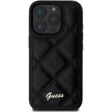 Guess PU Leather Quilted iPhone 16 Pro Max Black tok tok és táska
