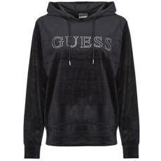Guess Pulóverek COUTURE HOODIE SWEATSHIRT Fekete EU XS