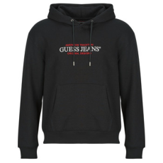 Guess Pulóverek GJ HOOD REG AMERICA Fekete EU S
