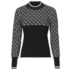 Guess Pulóverek LISE 4G LS SWEATER Fekete EU M