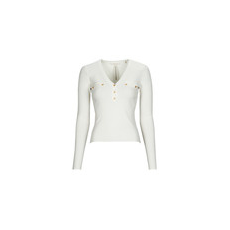 Guess Pulóverek LS FLAVIE HENLEY SWTR Bézs EU M