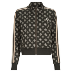 Guess Pulóverek PEONY TAPED FULLZIP SWEATSHIRT Fekete EU M