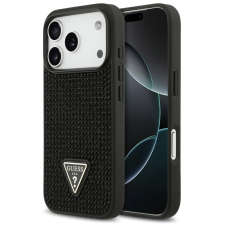 Guess Rhinestone Triangle Apple iPhone 17 Pro Max hátlap tok, fekete tok és táska