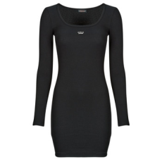 Guess Rövid ruhák DRESS SLIM RIB EMBRO Fekete EU XS