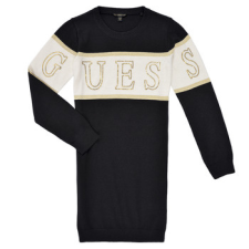 Guess Rövid ruhák SWEATER DRESS Fekete 14 ans lányka ruha