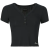 Guess Rövid ujjú pólók GJ POINTELLE SS HENLEY Fekete EU XS