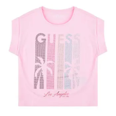 Guess Rövid ujjú pólók MIDI BOXY SS T-SHIRT Rózsaszín 16 ans