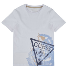 Guess Rövid ujjú pólók ORGANIC COTTON JERSEY Fehér 10 ans