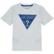 Guess Rövid ujjú pólók ORGANIC COTTON JERSEY Fehér 14 ans