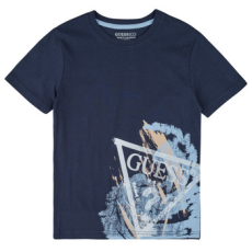 Guess Rövid ujjú pólók ORGANIC COTTON JERSEY Tengerész 10 ans
