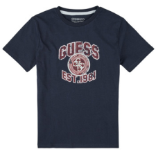 Guess Rövid ujjú pólók ORGANIC COTTON JERSEY Tengerész 18 ans gyerek póló