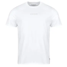 Guess Rövid ujjú pólók SS BSC QUATTRO G MIST TEE Fehér EU M férfi póló