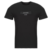 Guess Rövid ujjú pólók SS CN LOGO BOX TEE Fekete EU XL férfi póló