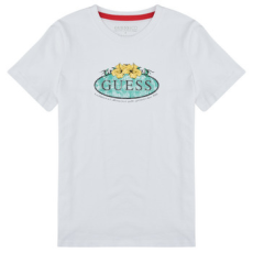 Guess Rövid ujjú pólók T SHIRT Fehér 8 ans