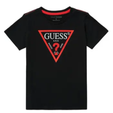 Guess Rövid ujjú pólók THERONN Fekete 5 ans