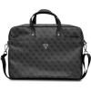 Guess Saffiano 4G 16" Notebook táska - Fekete/mintás (GUE002441)