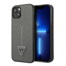 Guess SaffianoTriangle Apple iPhone 14 Plus hátlap tok, ezüst tok és táska