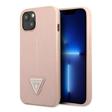 Guess SaffianoTriangle Apple iPhone 14 Plus hátlap tok, pink tok és táska