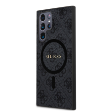 Guess Samsung S24 Ultra GUESS GUHMS24LG4GFRK MagSafe Hátlap - Fekete tok és táska