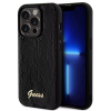 Guess Sequin Script Logo hátlaptok iPhone 14 Pro Max fekete