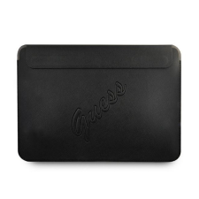 Guess Sleeve Saffiano Script, GUCS13PUSASBK 13" laptop tok, fekete számítógéptáska