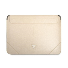 Guess Sleeve Saffiano Triangle Logo, GUCS14PSATLE 14" laptop tok, bézs számítógéptáska
