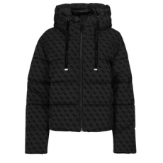 Guess Steppelt kabátok DAISY PUFFER LOGO FLOCK Fekete EU XS