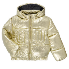 Guess Steppelt kabátok HOODED LS PADDED PUFFER Arany 12 ans gyerek kabát, dzseki