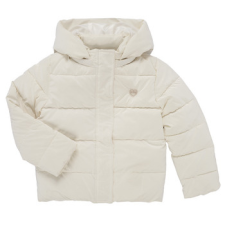 Guess Steppelt kabátok HOODED LS PADDED PUFFER W/ZIP Fehér 5 ans gyerek kabát, dzseki