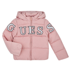 Guess Steppelt kabátok HOODED LS PADDED PUFFER W/ZIP Rózsaszín 10 ans