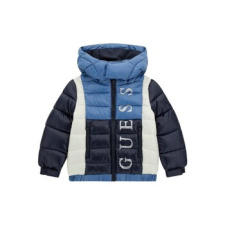 Guess Steppelt kabátok HOODED PADDED JACKET Kék 2 ans gyerek kabát, dzseki