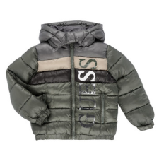 Guess Steppelt kabátok  HOODED PADDED LS PUFFER W/ZIP Keki 5 ans gyerek kabát, dzseki