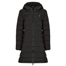 Guess Steppelt kabátok NEW ALETA LONG PUFFER JACKET Fekete EU S női dzseki, kabát
