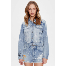 Guess Stevie W3GN45 L INTL farmer dzseki fehér/világoskék női dzseki, kabát