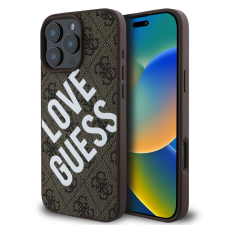Guess tok Barna Apple iPhone 16 Pro készülékhez GUHMP16LP4PLGWW tok és táska