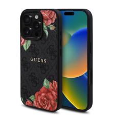 Guess tok fekete/virágmintás GUHMP16LP4ROPEMCK Apple iPhone 16 Pro készülékhez tok és táska