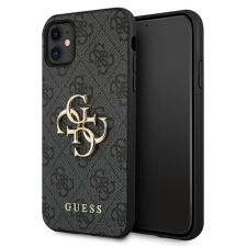 Guess tok iPhone 11 / XR 4G Big Metal Logo sorozathoz - szürke tok és táska