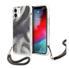 Guess TPU Marble Apple iPhone 12 mini hátlap tok, szürke tok és táska